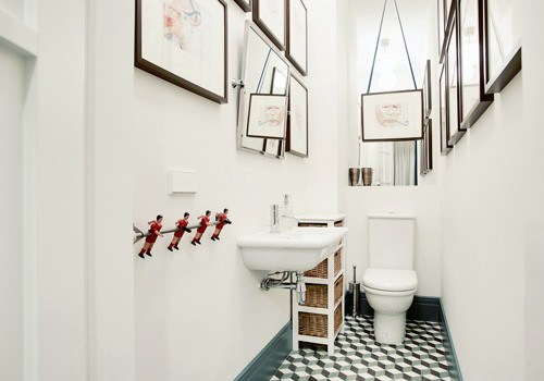 小户型卫浴空间设计：白色为主 装饰为辅